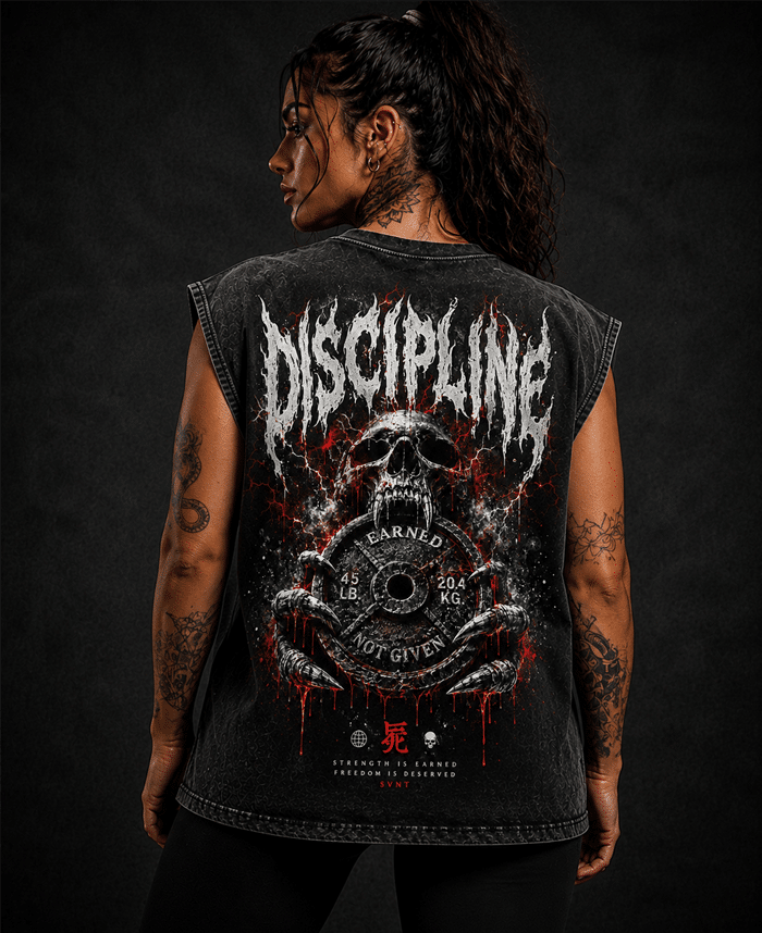 Camiseta Oversize DISCIPLINE – Creed Collection SVNT Mujer