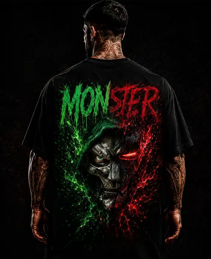 Camiseta Oversize DUAL FORCE – Monster Collection | SVNT
