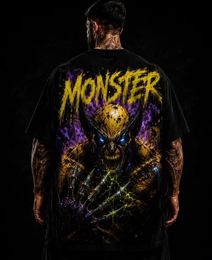 Camiseta Oversize SAVAGE BEAST – Monster Collection | SVNT