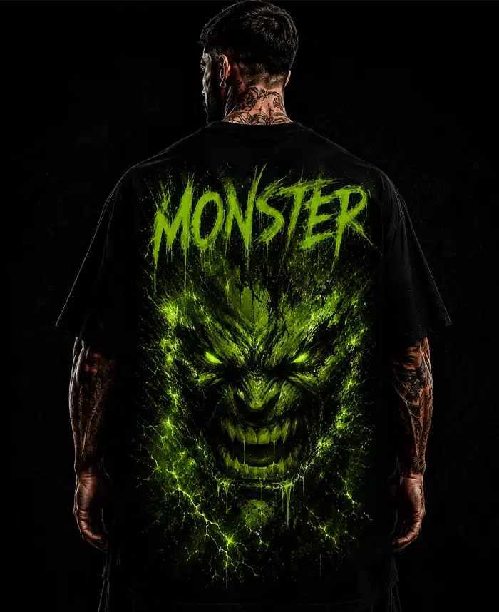 Camiseta Oversize TOXIC FURY – Monster Collection | SVNT